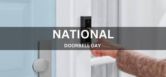 NATIONAL DOORBELL DAY [राष्ट्रीय डोरबेल दिवस]